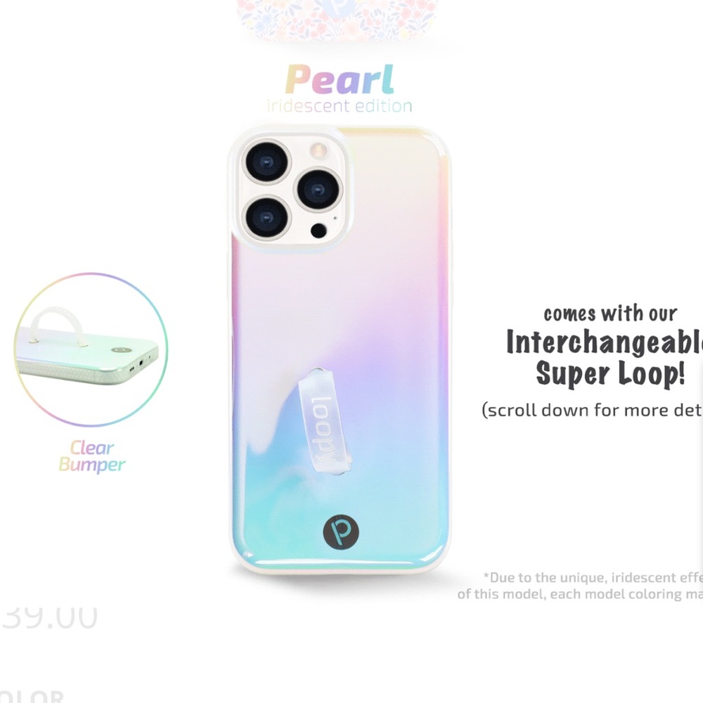 Iridescent Pearl Loopy 13 Peo Max right handed case